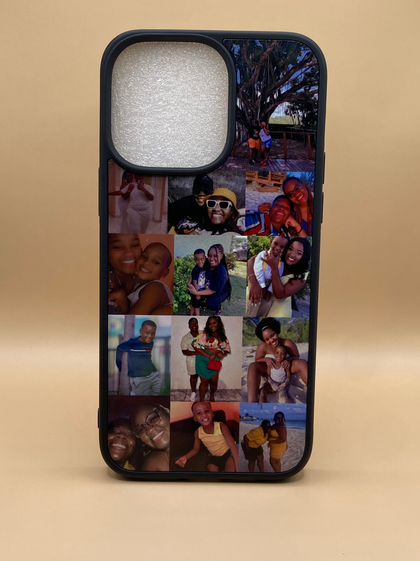 Custom black phone case -IPHONE